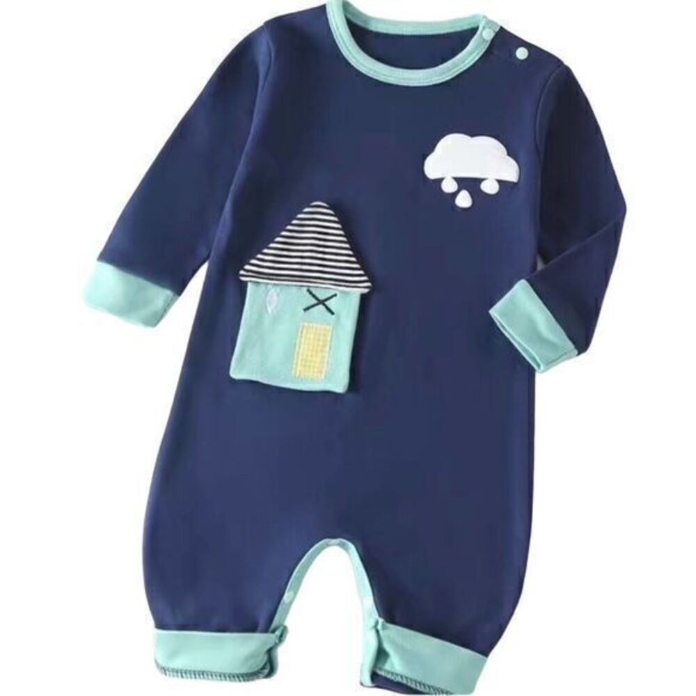 New one piece “little house” baby outfit 9-12 months